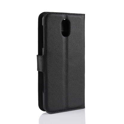 Wallet Case für Nokia 3.1 (2018) Litchi Grain Magnet Innenfach