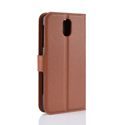Wallet Case für Nokia 3.1 (2018) Litchi Grain Magnet Innenfach