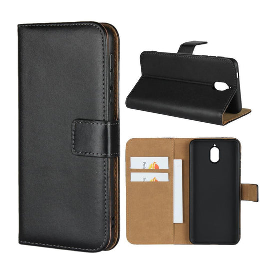 Wallet Case für Nokia 3.1 TPU Split Echt Leder