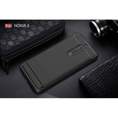 TPU Case für Nokia 5 Carbon Skin Brushed