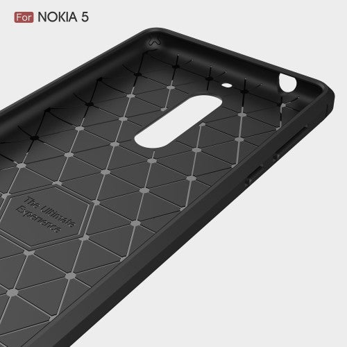 TPU Case für Nokia 5 Carbon Skin Brushed
