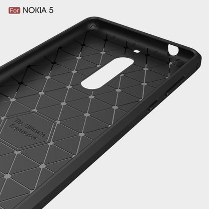 TPU Case für Nokia 5 Carbon Skin Brushed
