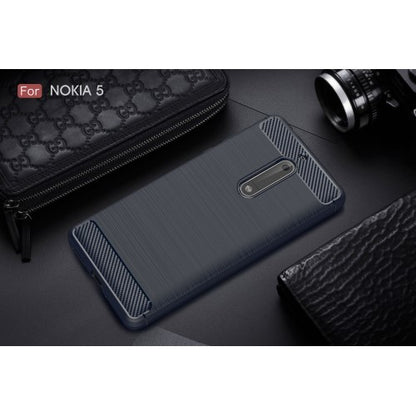 TPU Case für Nokia 5 Carbon Skin Brushed