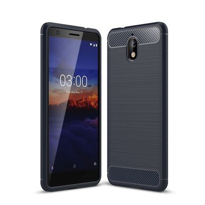 TPU Case für Nokia 3.1 (2018) Carbon Skin Brushed