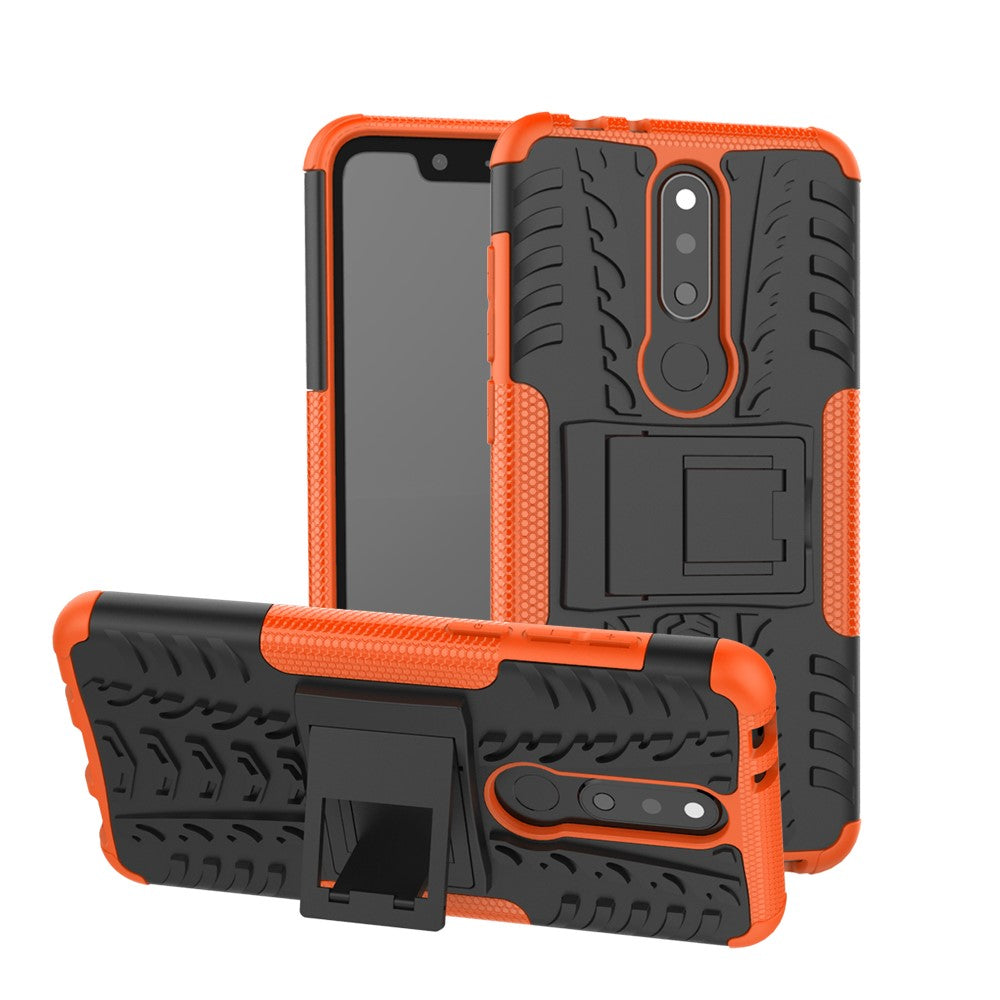 Outdoor Case für Nokia 5.1 PLUS Tire Rutschfest Kickstand