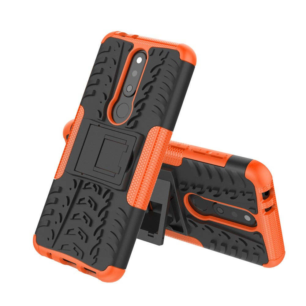 Outdoor Case für Nokia 5.1 PLUS Tire Rutschfest Kickstand
