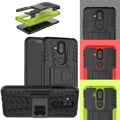 Outdoor Case für Nokia 8.1 Tire Rutschfest Reifen Profil Hülle