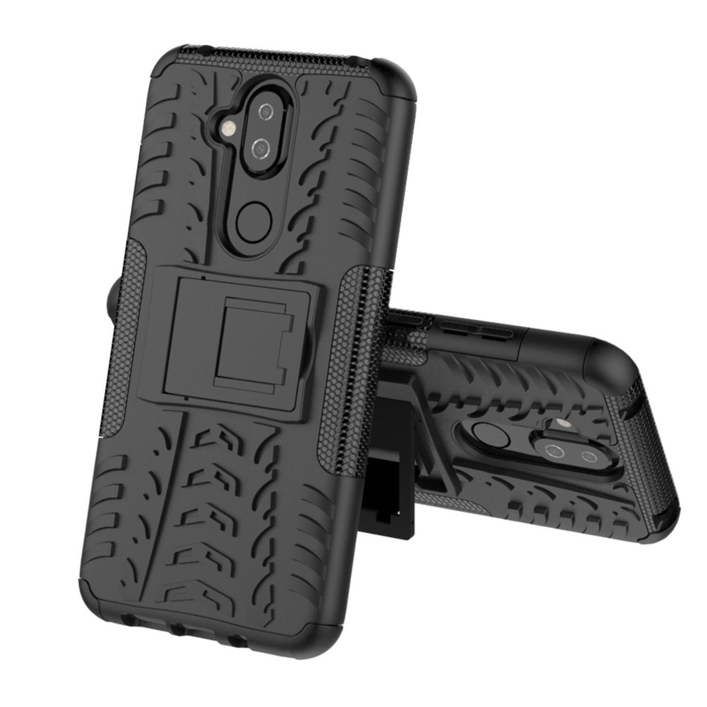 Outdoor Case für Nokia 8.1 Tire Rutschfest Reifen Profil Hülle