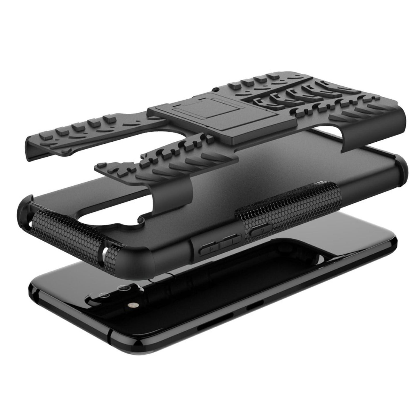 Outdoor Case für Nokia 8.1 Tire Rutschfest Reifen Profil Hülle