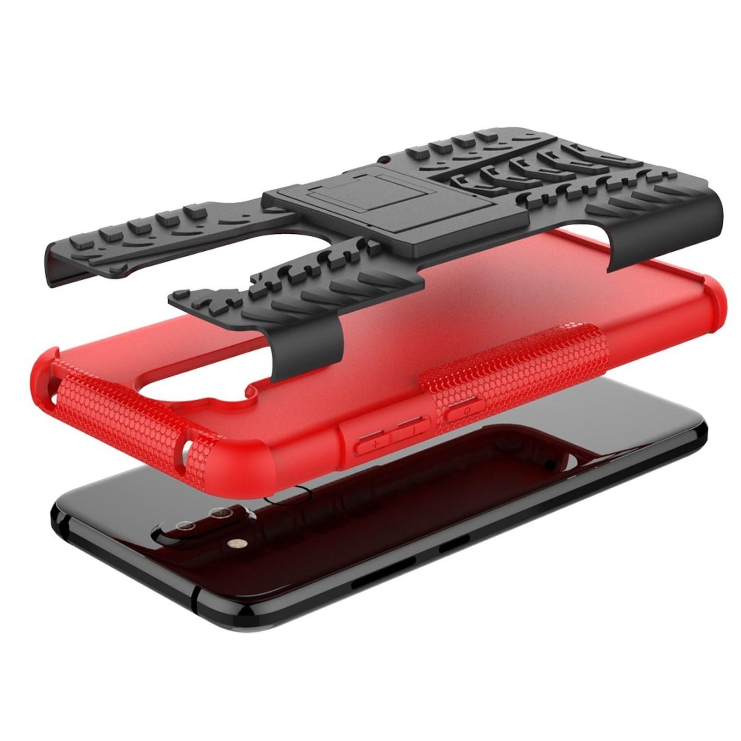 Outdoor Case für Nokia 8.1 Tire Rutschfest Reifen Profil Hülle