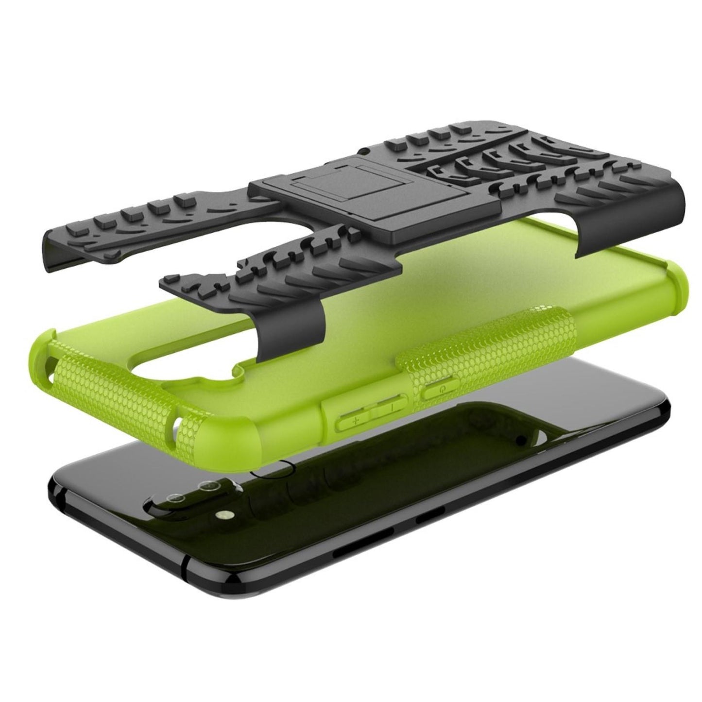 Outdoor Case für Nokia 8.1 Tire Rutschfest Reifen Profil Hülle