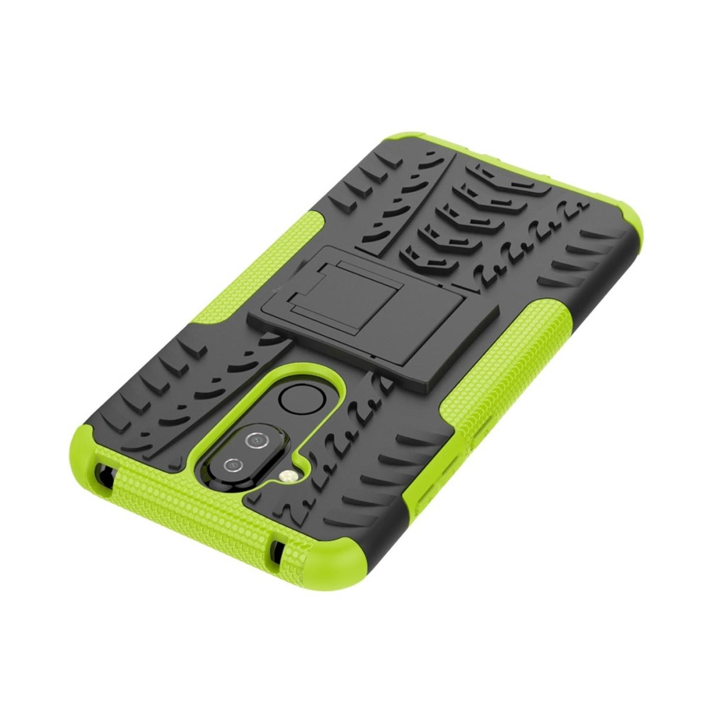 Outdoor Case für Nokia 8.1 Tire Rutschfest Reifen Profil Hülle