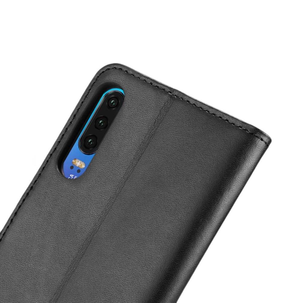 Wallet Case für Huawei P30 Genuine Split Echt Leder Tasche
