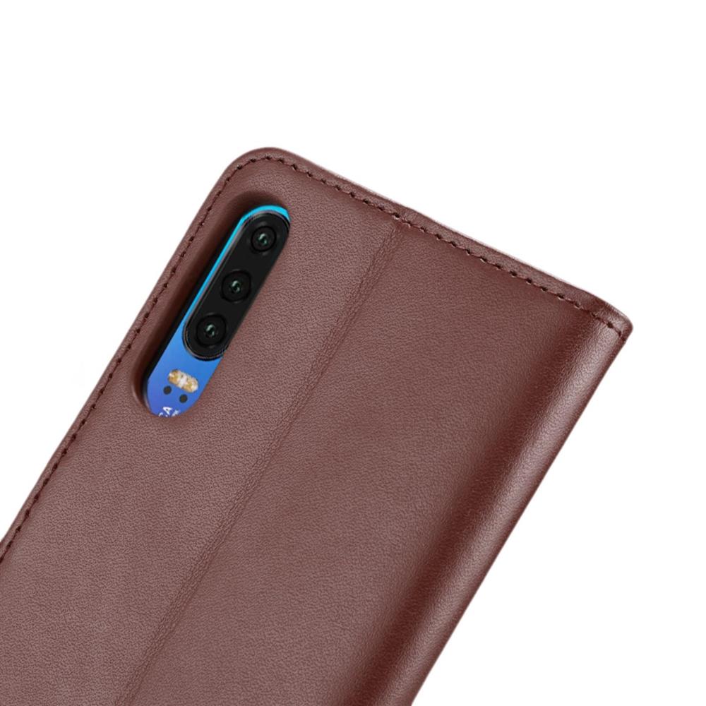 Wallet Case für Huawei P30 Genuine Split Echt Leder Tasche