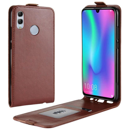 Flip Case für Huawei P SMART 2019 Crazy Horse Handy Tasche Card Slot