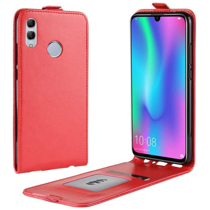 Flip Case für Huawei P SMART 2019 Crazy Horse Handy Tasche Card Slot