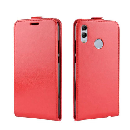 Flip Case für Huawei P SMART 2019 Crazy Horse Handy Tasche Card Slot