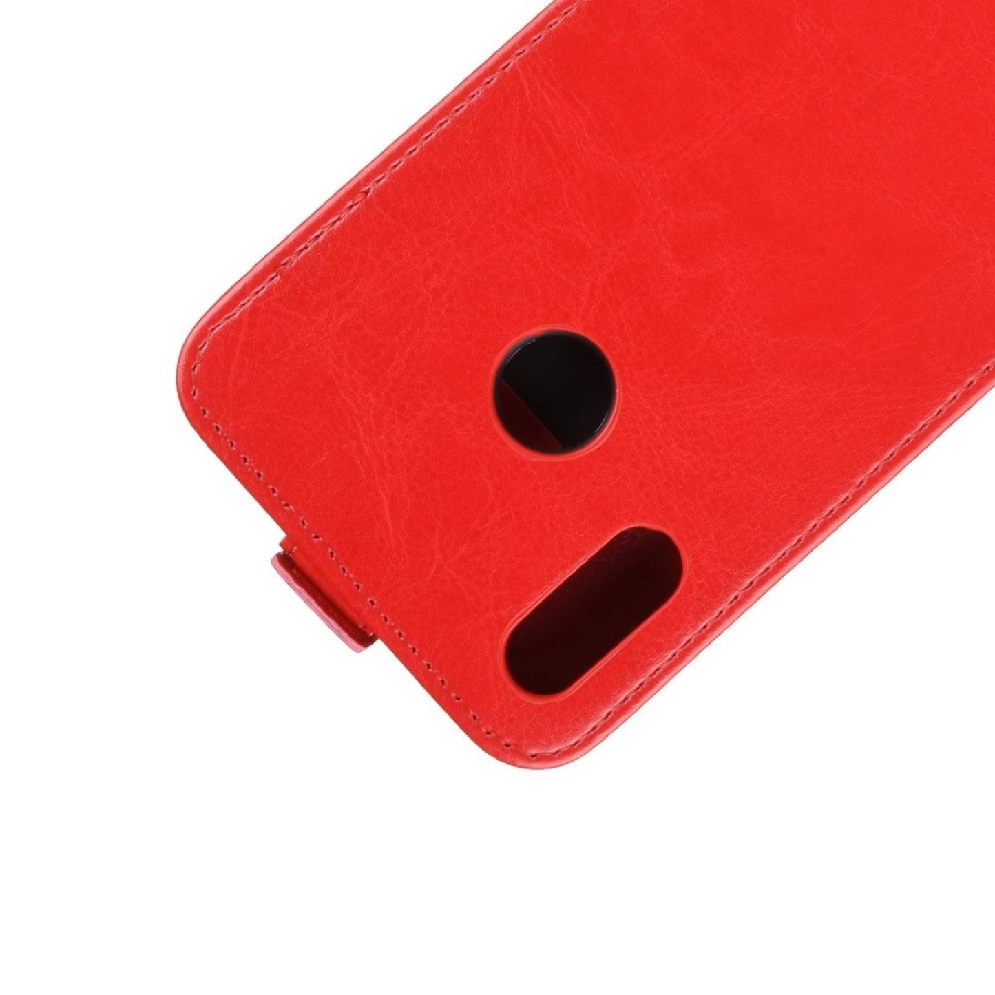 Flip Case für Huawei P SMART 2019 Crazy Horse Handy Tasche Card Slot