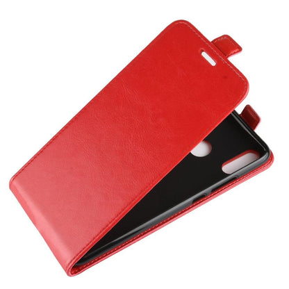 Flip Case für Huawei P SMART 2019 Crazy Horse Handy Tasche Card Slot