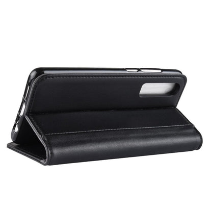Wallet Case für Huawei P30 Echt Leder Innenfach Handy Tasche
