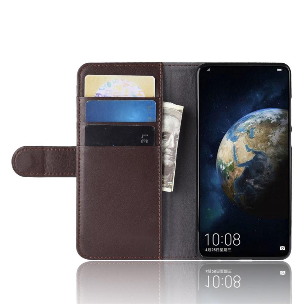 Wallet Case für Huawei P30 Echt Leder Innenfach Handy Tasche