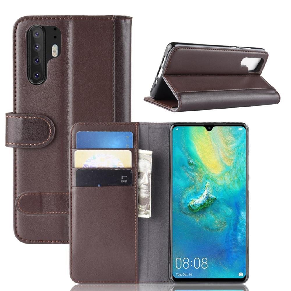 Wallet Case für Huawei P30 PRO Echt Leder Innenfach Handy Tasche