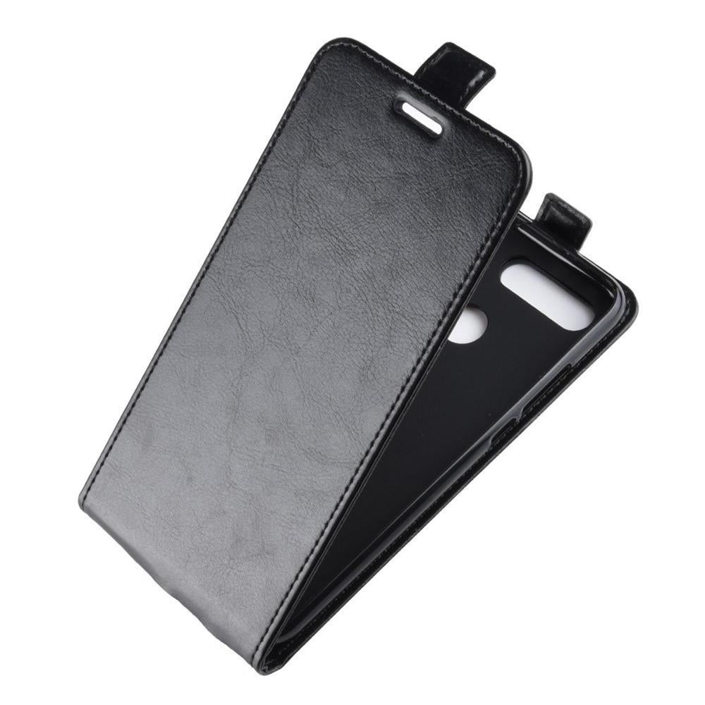 Flip Case für Huawei Honor View 20 Crazy Horse Handy Tasche Card Slot