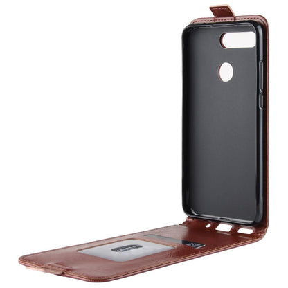 Flip Case für Huawei Honor View 20 Crazy Horse Handy Tasche Card Slot