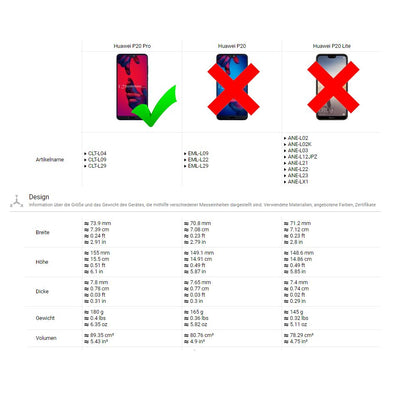 Wallet Case für Huawei P20 PRO Smart Magnetic Handy Tasche