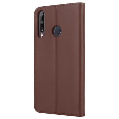 Wallet Case für Huawei P40 LITE E Genuine Split Echt Leder Handy Tasche