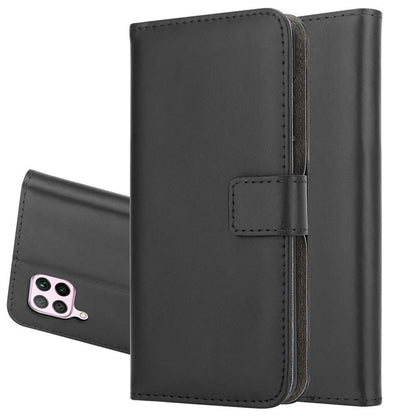 Wallet Case für Huawei P40 LITE Genuine Split Echt Leder Handy Tasche
