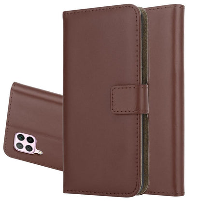 Wallet Case für Huawei P40 LITE Genuine Split Echt Leder Handy Tasche