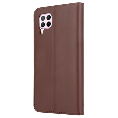 Wallet Case für Huawei P40 LITE Genuine Split Echt Leder Handy Tasche