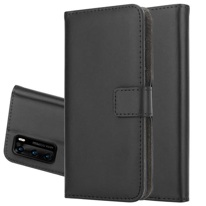 Wallet Case für Huawei P40 Genuine Split Echt Leder Handy Tasche