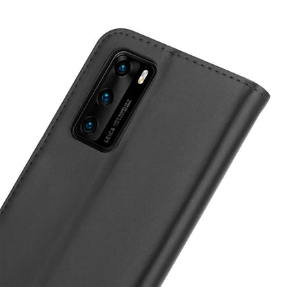 Wallet Case für Huawei P40 Genuine Split Echt Leder Handy Tasche