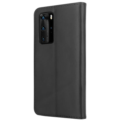 Wallet Case für Huawei P40 PRO Genuine Split Echt Leder Handy Tasche