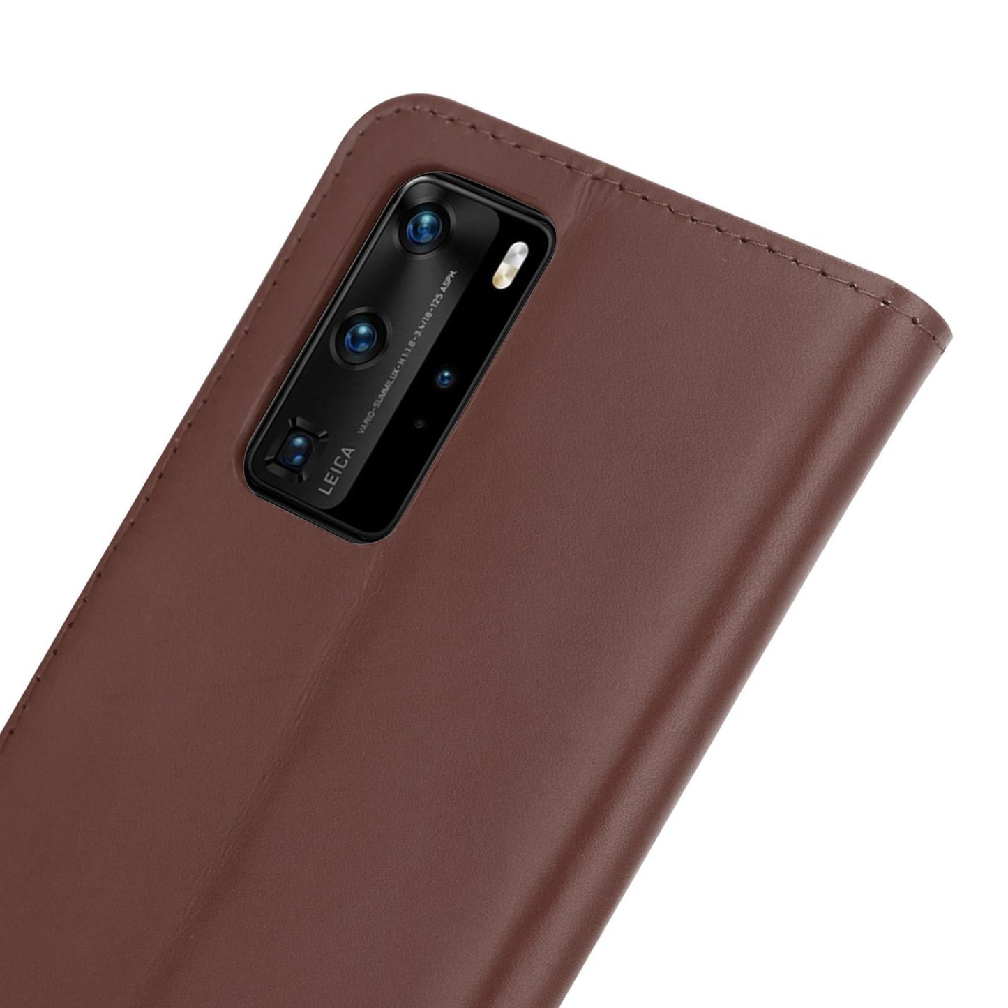 Wallet Case für Huawei P40 PRO Genuine Split Echt Leder Handy Tasche