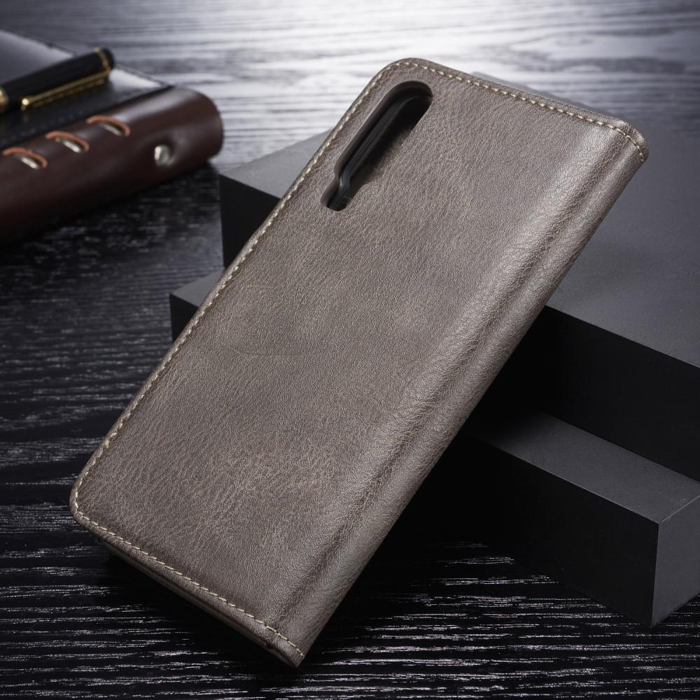 DG.MING Wallet Case für Huawei P30 Echt Leder Handy Tasche 2in1 Hülle Klapp Etui