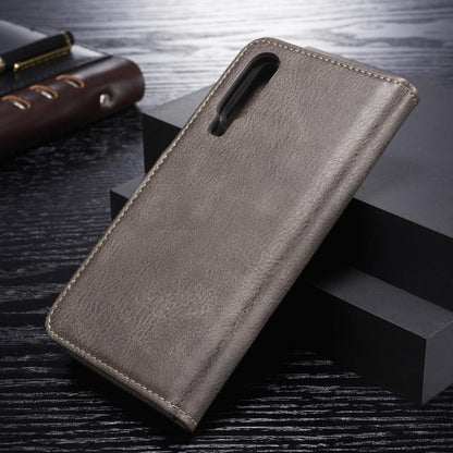 DG.MING Wallet Case für Huawei P30 Echt Leder Handy Tasche 2in1 Hülle Klapp Etui