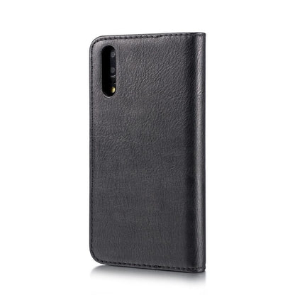 DG.MING Wallet Case für Huawei P20 Echt Leder Handy Tasche 2in1 Hülle Klapp Etui