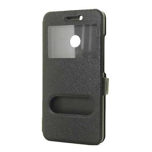 Wallet Case für Huawei Nova Dual Window View Silk Book Etui