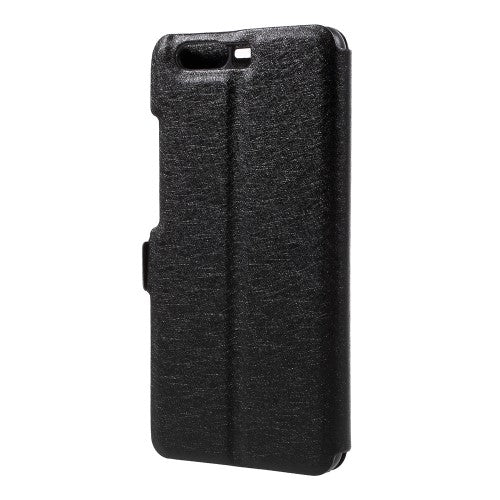 Wallet Case für Huawei P10 Dual Window View Silk Book Etui