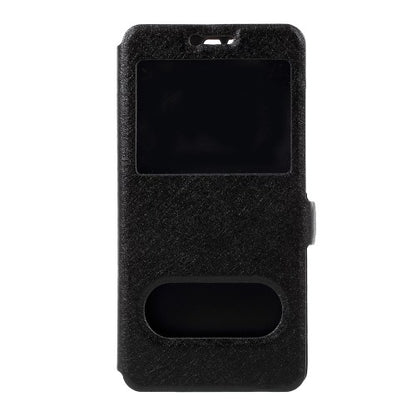 Wallet Case für Huawei P10 Dual Window View Silk Book Etui