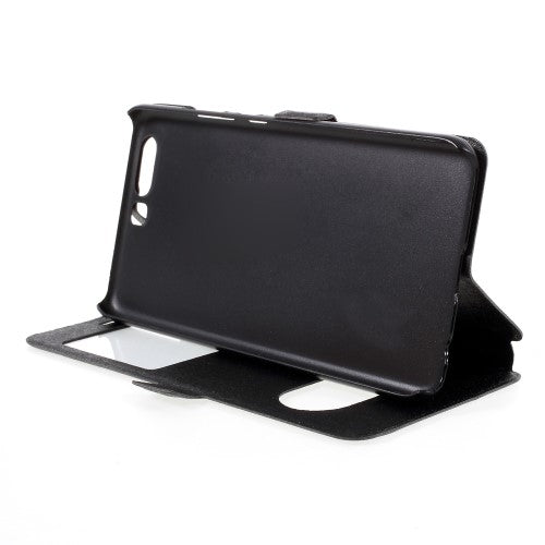 Wallet Case für Huawei P10 Dual Window View Silk Book Etui