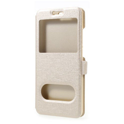 Wallet Case für Huawei P10 Dual Window View Silk Book Etui