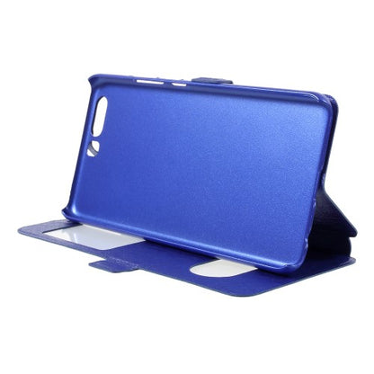 Wallet Case für Huawei P10 Dual Window View Silk Book Etui