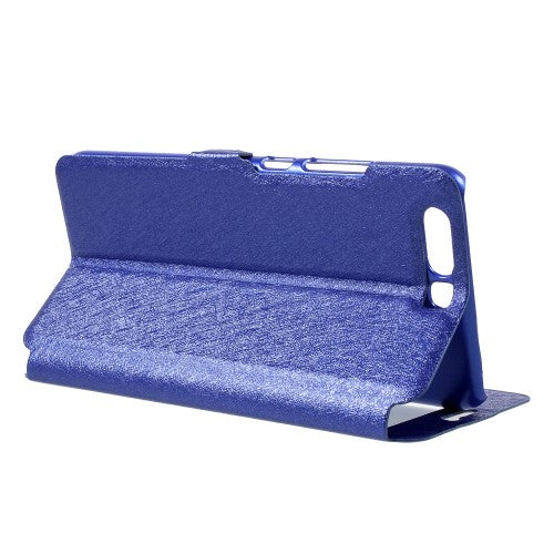 Wallet Case für Huawei P10 Dual Window View Silk Book Etui