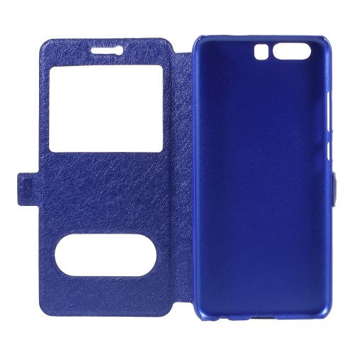Wallet Case für Huawei P10 Dual Window View Silk Book Etui