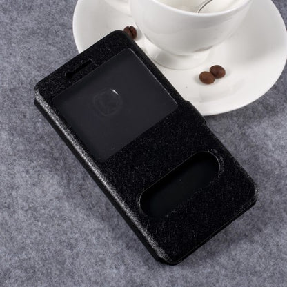Wallet Case für Huawei P10 LITE Dual Window View Silk Book Etui