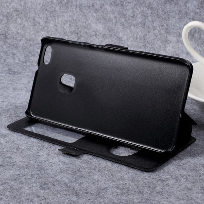 Wallet Case für Huawei P10 LITE Dual Window View Silk Book Etui